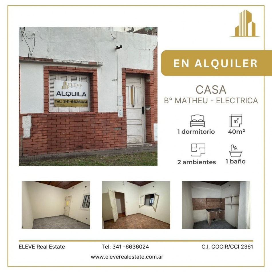 Casa 1 dormitorio - Matheu - ROSARIO